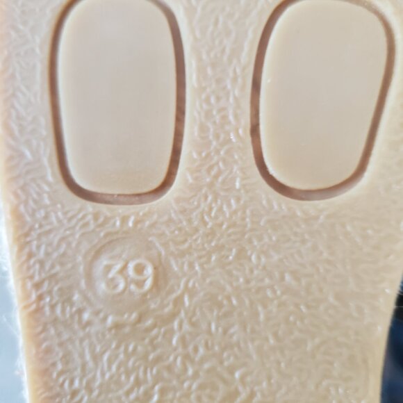 NWB Gaimo Navy Suede Ballet Espadrilles W/ Fabric Ankle Straps 39 (8 US) A189 - Picture 9 of 9